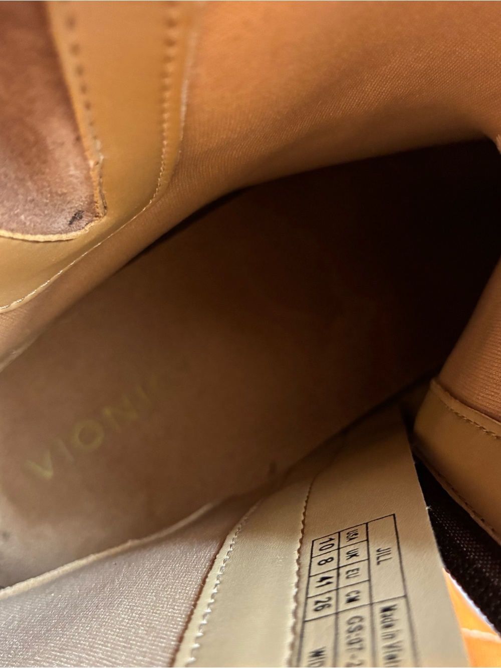 Vionic Brown Leather Side-Zip Ankle Booties New Women’s 10 - Picture 8 of 12